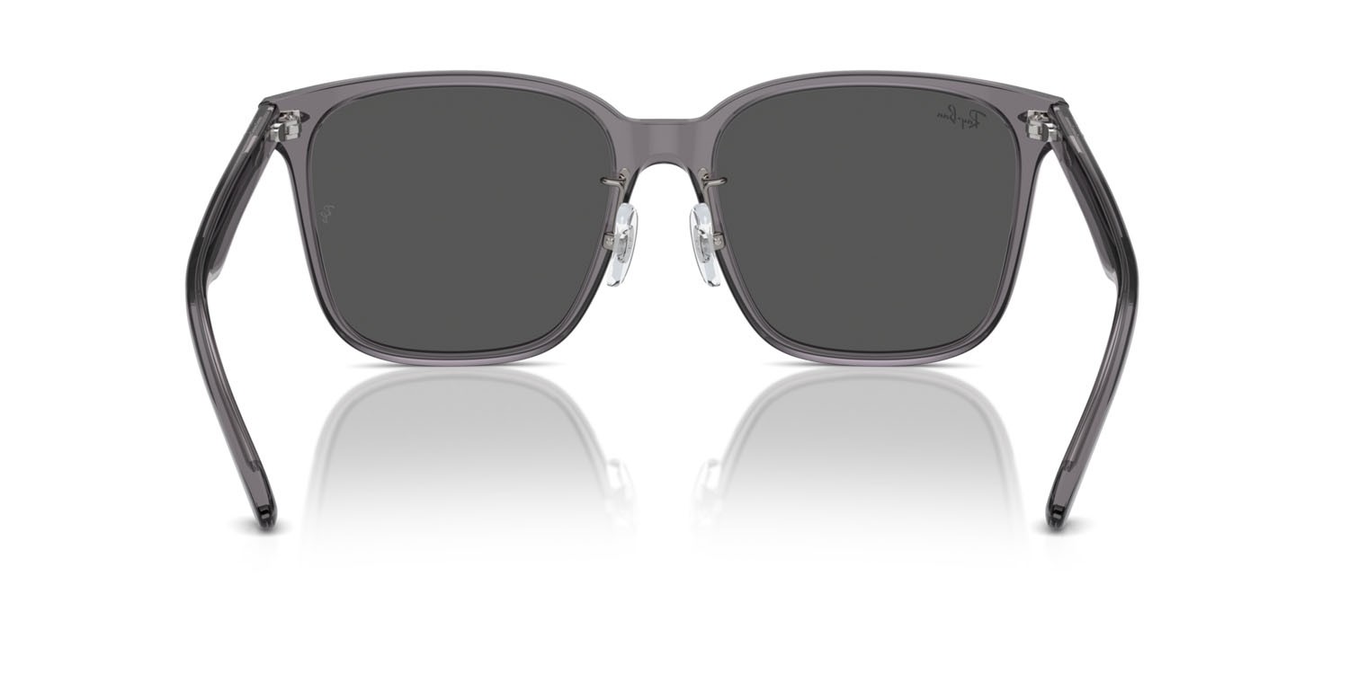 Sonnenbrillen Ray-Ban RB 2206D (139987) farbe grigio trasparente form quadratisch gläser grigio scuro