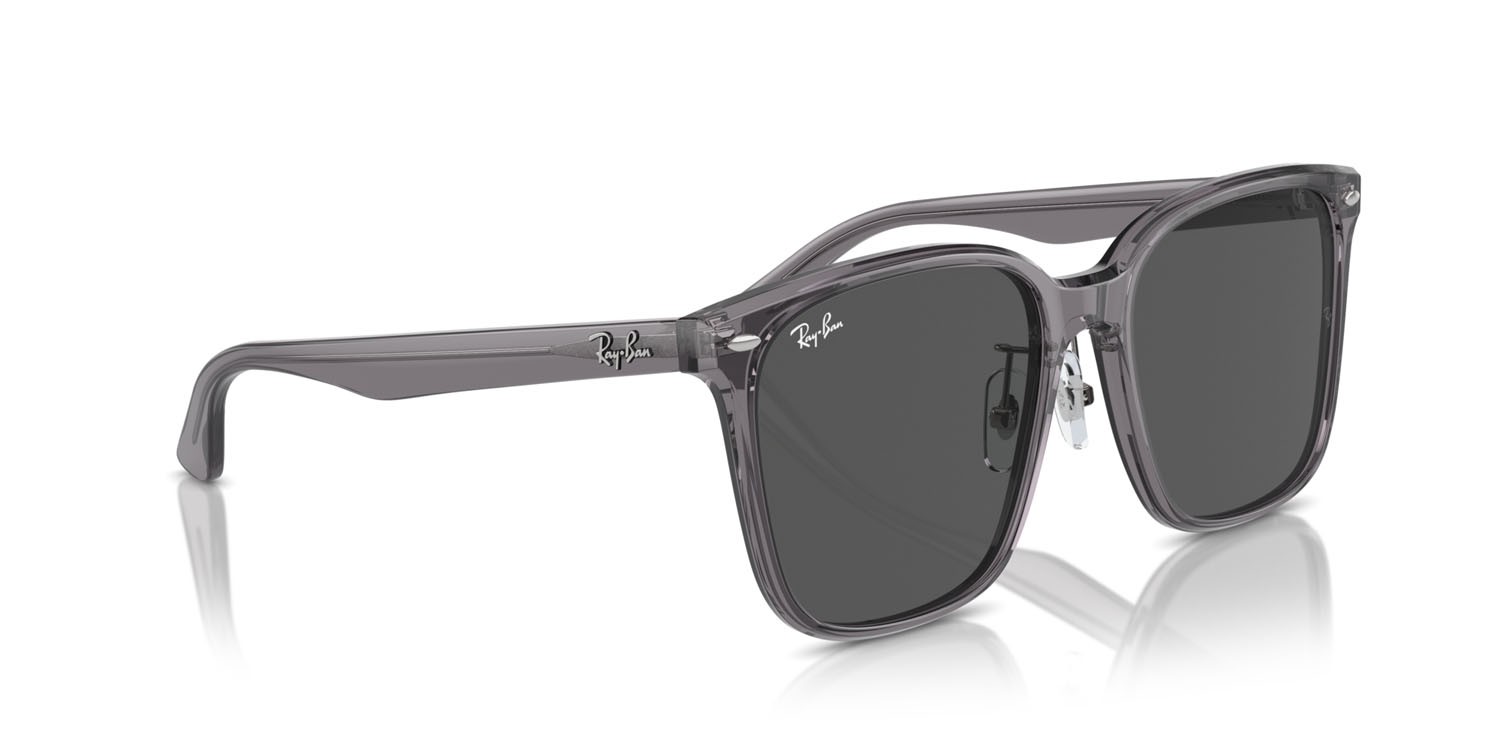Sonnenbrillen Ray-Ban RB 2206D (139987) farbe grigio trasparente form quadratisch gläser grigio scuro