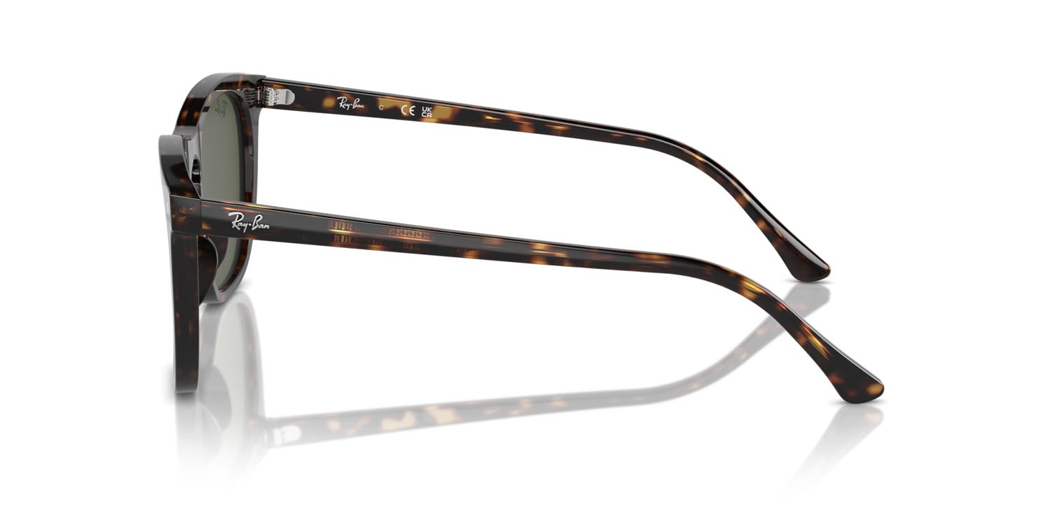 Sonnenbrillen Ray-Ban RB 2210 (902/31) farbe havana form quadratisch gläser verde