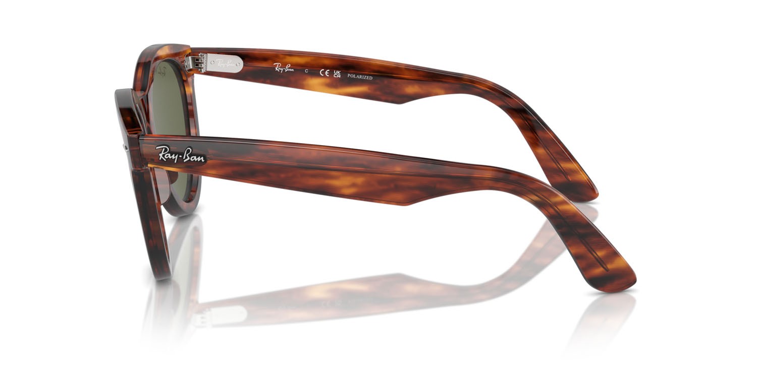 Sonnenbrillen Ray-Ban Wayfarer Way RB 2241 (954/58) farbe striato havana form rund gläser verde
