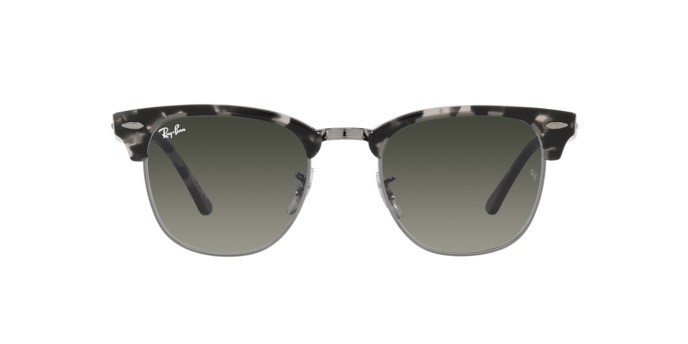 Sonnenbrillen Ray-Ban Clubmaster RB 3016 (133671) farbe gray havana form quadratisch gläser grey gradient