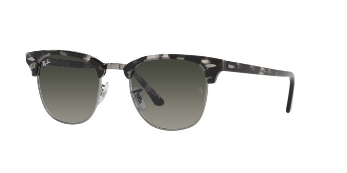 Sonnenbrillen Ray-Ban Clubmaster RB 3016 (133671) farbe gray havana form quadratisch gläser grey gradient