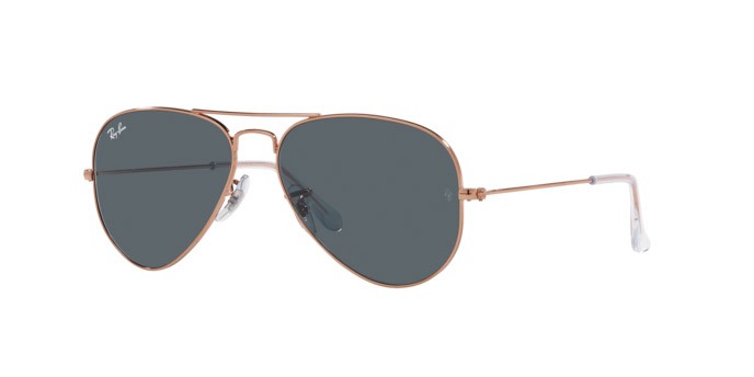 Sonnenbrillen Ray-Ban Aviator RB 3025 (9202R5) farbe oro rosa form aviator gläser blu