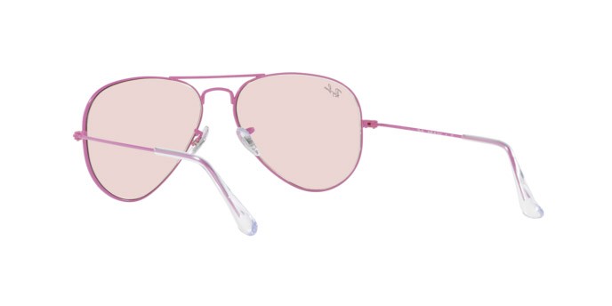 Sonnenbrillen Ray-Ban Aviator large metal Evolve RB 3025 (9224T5) farbe violet form aviator gläser photo evolve pink/violet