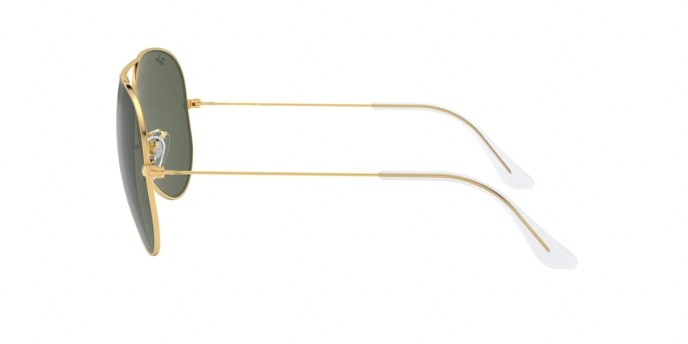 Sonnenbrillen Ray-Ban RB 3026 (L2846) farbe arista form aviator gläser crystal green