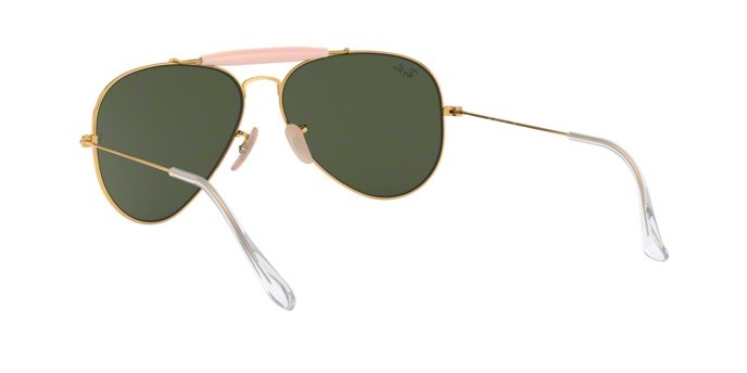 Sonnenbrillen Ray-Ban Outdoorsman ll RB 3029 (L2112) farbe arista form aviator gläser crystal green