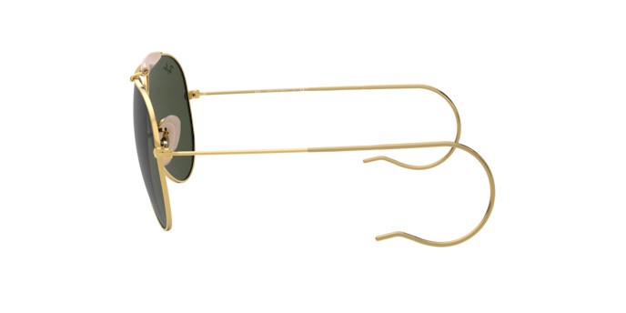 Sonnenbrillen Ray-Ban Outdoorsman I RB 3030 (W3402) farbe arista form aviator gläser g-15 green