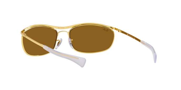 Sonnenbrillen Ray-Ban Olympian I Deluxe RB 3119M (919633) farbe legend gold form oval gläser green