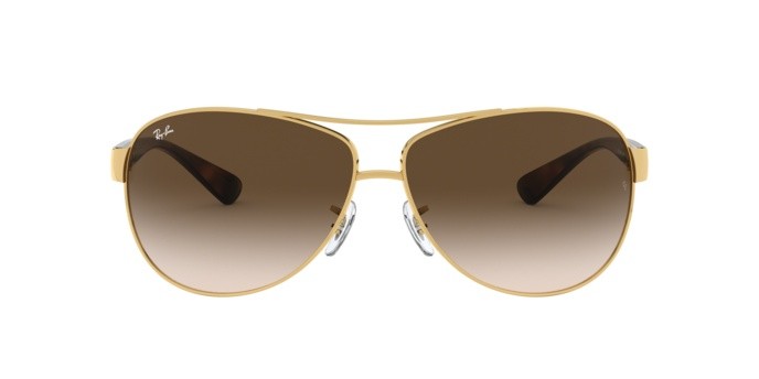 Sonnenbrillen Ray-Ban RB 3386 (001/13) farbe arista form aviator gläser brown gradient