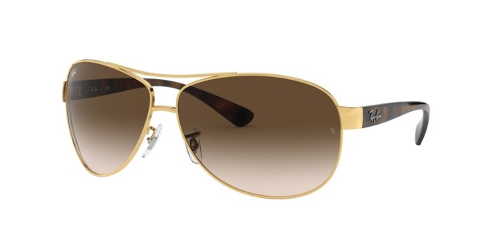 Sonnenbrillen Ray-Ban RB 3386 (001/13) farbe arista form aviator gläser brown gradient