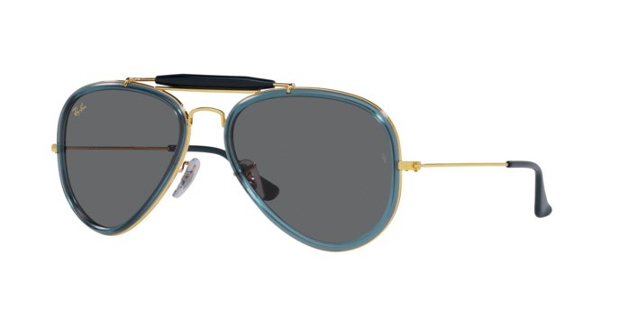 Sonnenbrillen Ray-Ban Road Spirit RB 3428 (9240B1) farbe legend gold form aviator gläser grey