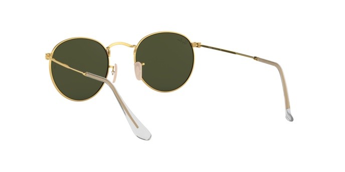Sunglasses Ray-Ban RB 3447 Round Metal (001) color arista shape round lenses crystal green