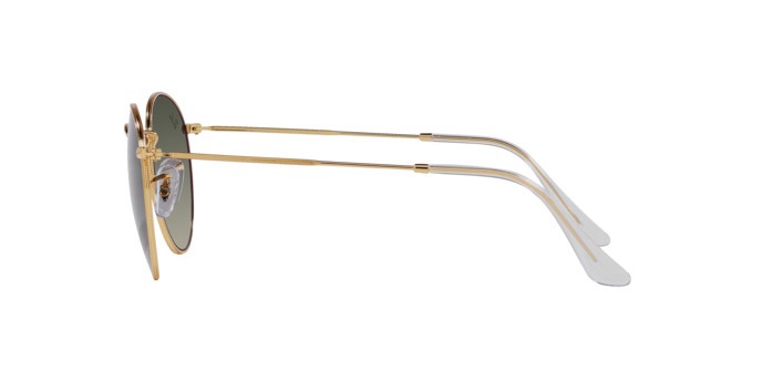 Sunglasses Ray-Ban Round Metal RB 3447 (001/71) color oro shape round lenses grigio