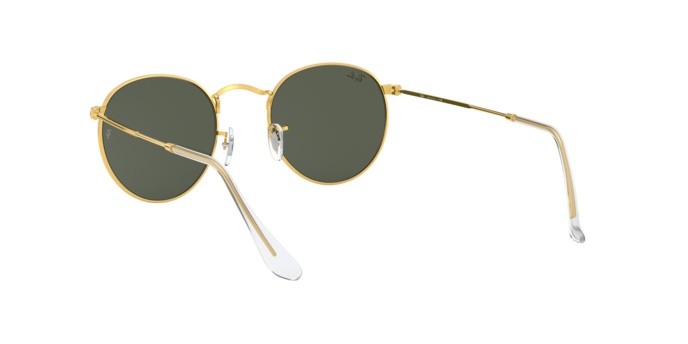 Sunglasses Ray-Ban Round metal Legend Gold RB 3447 (919631) color legend gold shape round lenses green