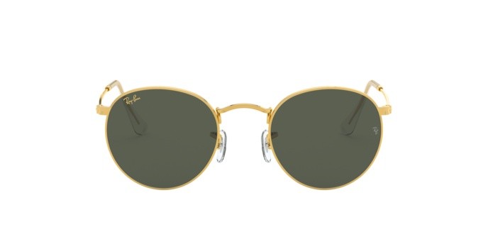 Sunglasses Ray-Ban Round metal Legend Gold RB 3447 (919631) color legend gold shape round lenses green