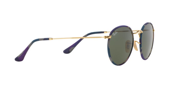 Sonnenbrillen Ray-Ban Round Full Color RB 3447JM (172) farbe multicolore form pantos gläser classic g-15