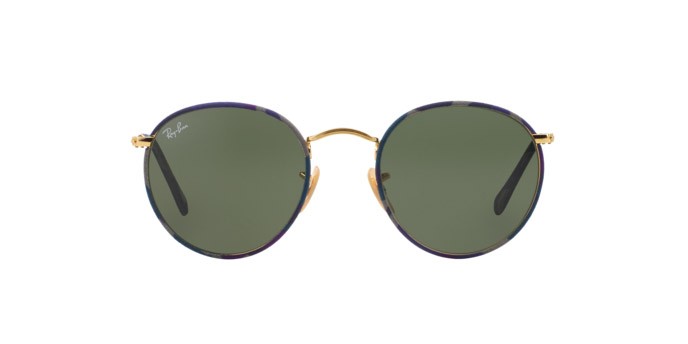 Sonnenbrillen Ray-Ban Round Full Color RB 3447JM (172) farbe multicolore form pantos gläser classic g-15