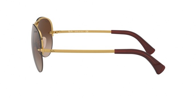 Sonnenbrillen Ray-Ban RB 3449 (001/13) farbe arista form aviator gläser brown gradient