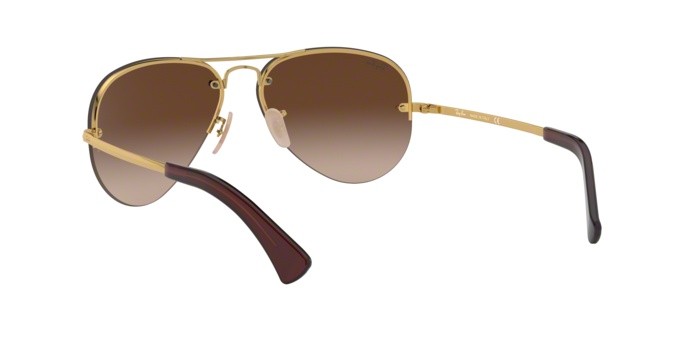 Sonnenbrillen Ray-Ban RB 3449 (001/13) farbe arista form aviator gläser brown gradient