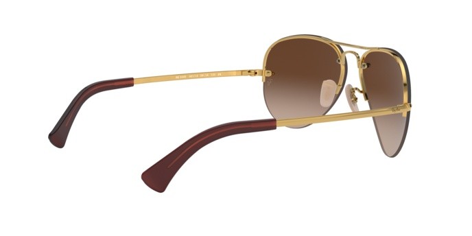 Sonnenbrillen Ray-Ban RB 3449 (001/13) farbe arista form aviator gläser brown gradient
