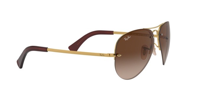 Sonnenbrillen Ray-Ban RB 3449 (001/13) farbe arista form aviator gläser brown gradient