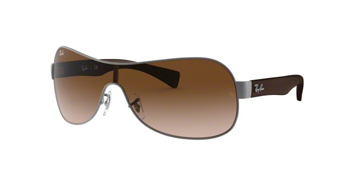 Sonnenbrillen Ray-Ban RB 3471 (029/13) farbe gun metal  matte form aviator gläser brown gradient