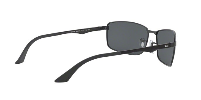 Sonnenbrillen Ray-Ban RB 3498 (006/81) farbe matte black form rechteckig gläser polar gray