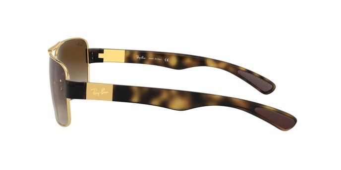 Sunglasses Ray-Ban RB 3522 (001/13) color arista shape square lenses brown gradient