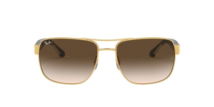 Sonnenbrillen Ray-Ban RB 3530 (001/13) farbe gold form quadratisch gläser brown gradient