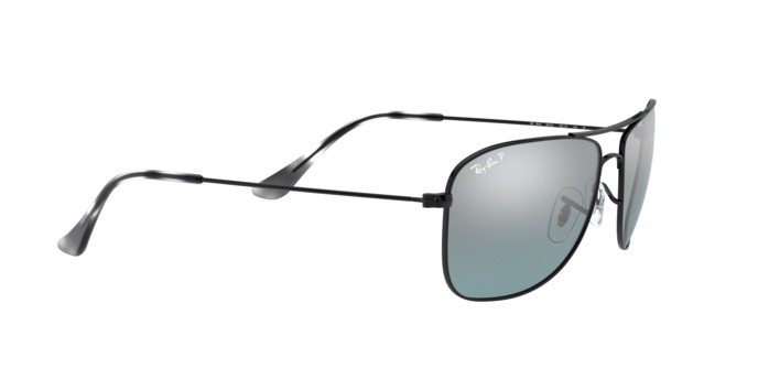 Sonnenbrillen Ray-Ban RB 3543 (002/5L) farbe nero form aviator gläser grigio