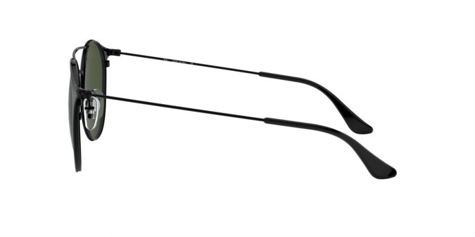 Sunglasses Ray-Ban RB 3546 (186) color black top matte black shape pantos lenses green