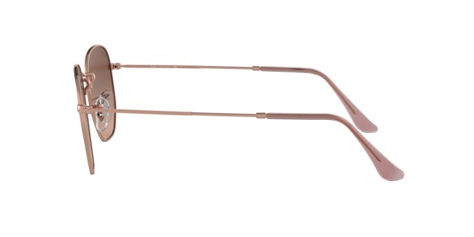 Sonnenbrillen Ray-Ban Hexagonal RB 3548N (9069A5) farbe copper form unregelmäßig gläser pink gradient brown