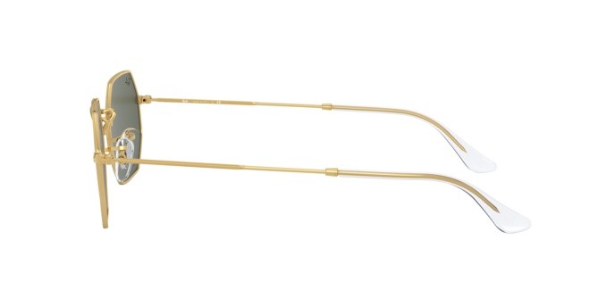 Occhiali da sole Ray-Ban Octagonal Legend Gold RB 3556 (919631) colore gold legend forma irregolare lenti green