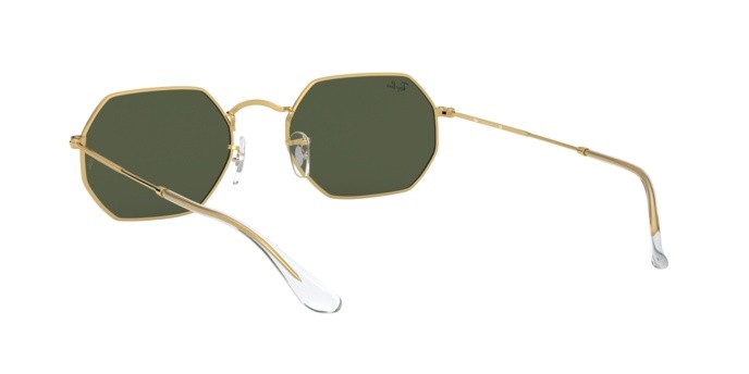Occhiali da sole Ray-Ban Octagonal Legend Gold RB 3556 (919631) colore gold legend forma irregolare lenti green