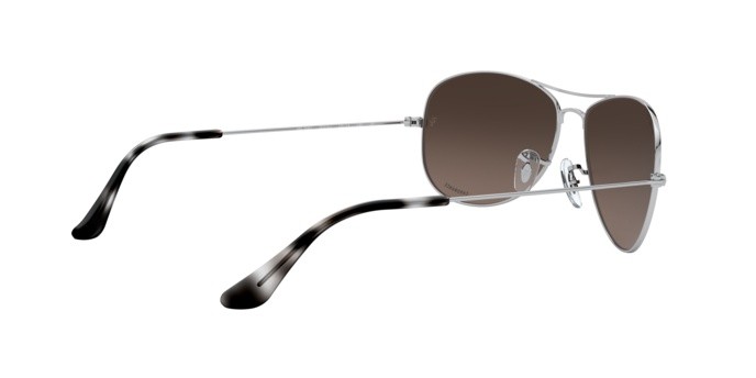 Sonnenbrillen Ray-Ban Chromance RB 3562 (003/5J) farbe shiny silver form aviator gläser grey polar mirror silver