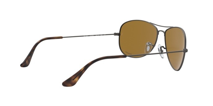 Sonnenbrillen Ray-Ban Chromance RB 3562 (029/BB) farbe matte gunmetal form aviator gläser brown polar