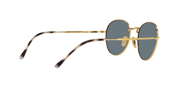 Sonnenbrillen Ray-Ban David RB 3582 (001/3R) farbe arista form pantos gläser dark blue polar