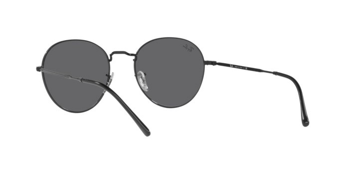 Sonnenbrillen Ray-Ban David RB 3582 (002/B1) farbe black form pantos gläser dark grey