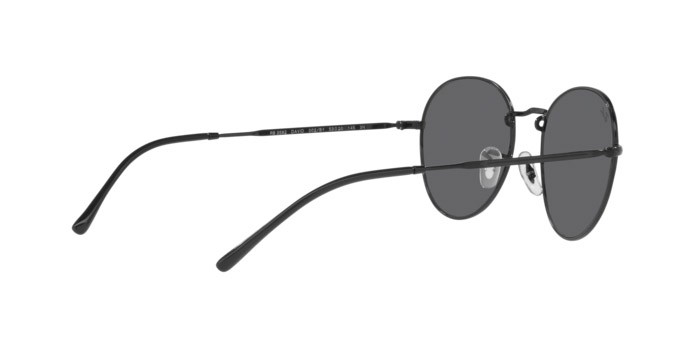 Sonnenbrillen Ray-Ban David RB 3582 (002/B1) farbe black form pantos gläser dark grey