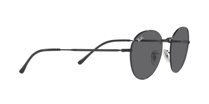 Sonnenbrillen Ray-Ban David RB 3582 (002/B1) farbe black form pantos gläser dark grey