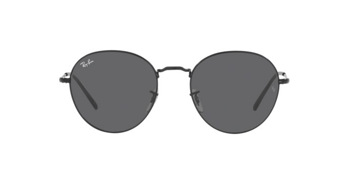 Sonnenbrillen Ray-Ban David RB 3582 (002/B1) farbe black form pantos gläser dark grey