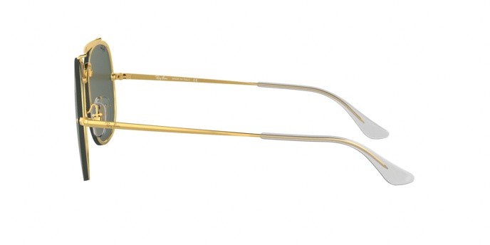 Sonnenbrillen Ray-Ban Blaze General RB 3583N (905071) farbe gold form quadratisch gläser dark green