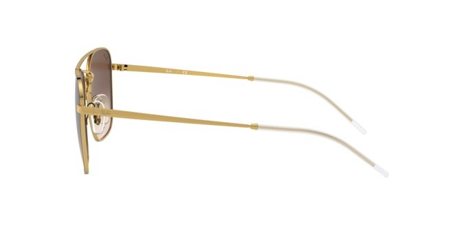 Sonnenbrillen Ray-Ban RB 3588 (905513) farbe gold top on brown form quadratisch gläser brown gradient dark brown