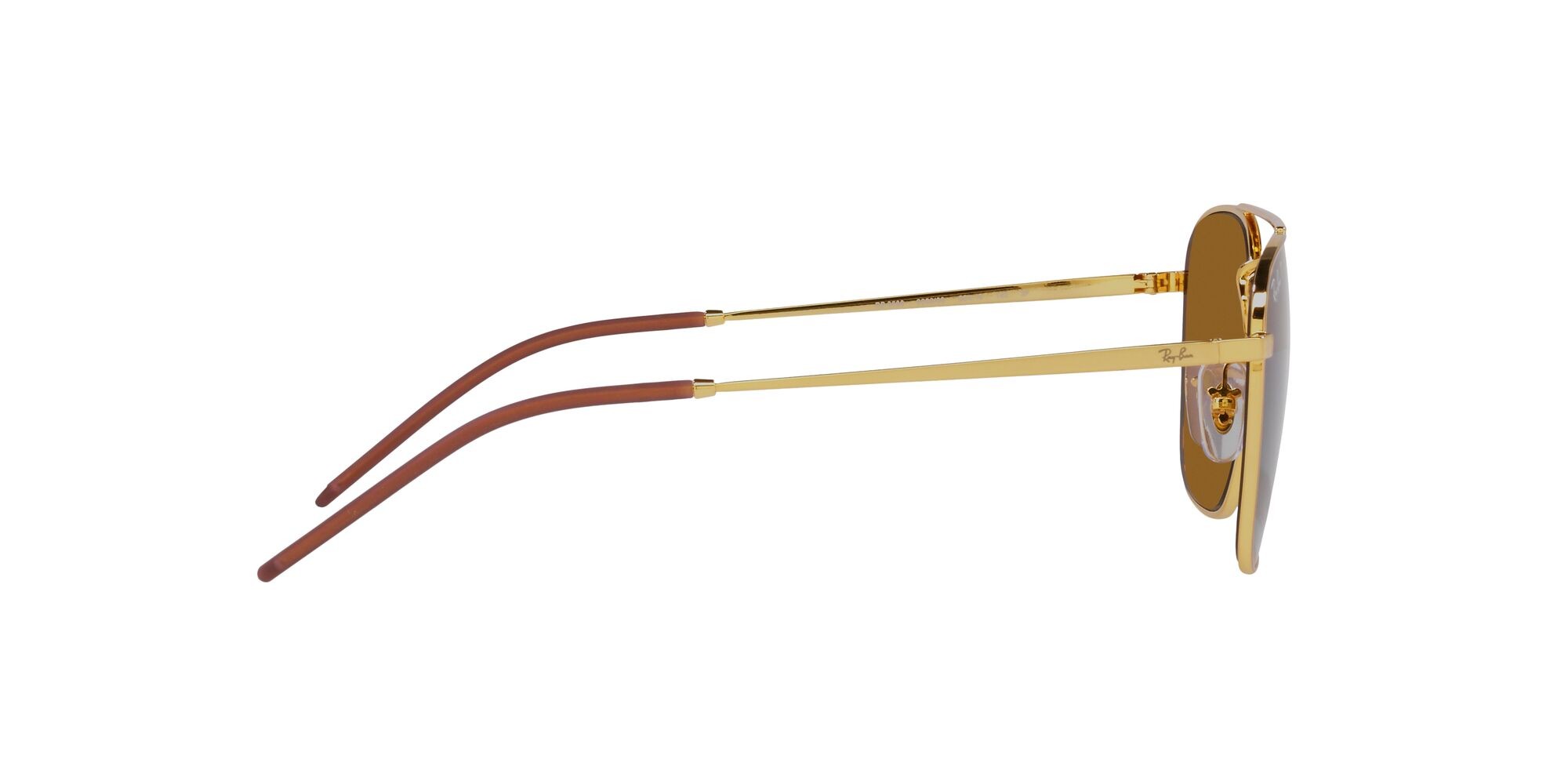 Sonnenbrillen Ray-Ban RB 3588 (925083) farbe oro form quadratisch gläser marrone scuro