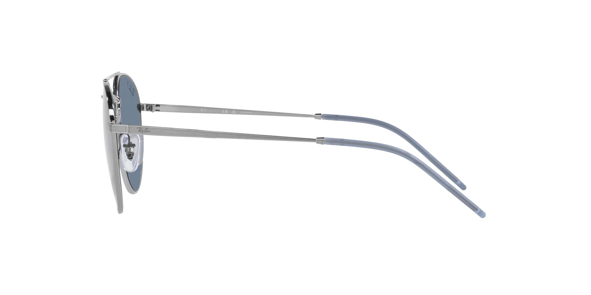 Sonnenbrillen Ray-Ban RB 3589 (92492V) farbe nero form pantos gläser blu scuro