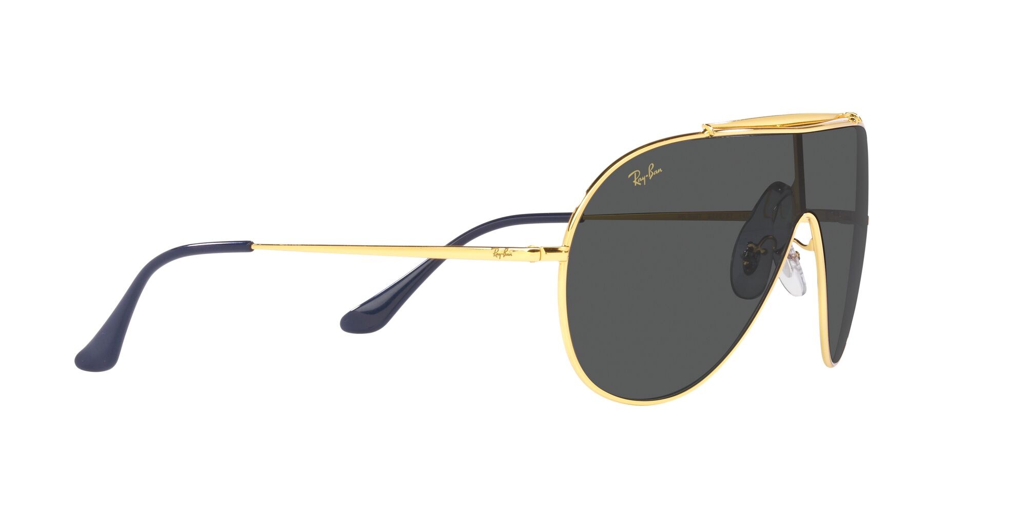 Sonnenbrillen Ray-Ban Wings RB 3597 (924687) farbe legend gold form aviator gläser grigio scuro