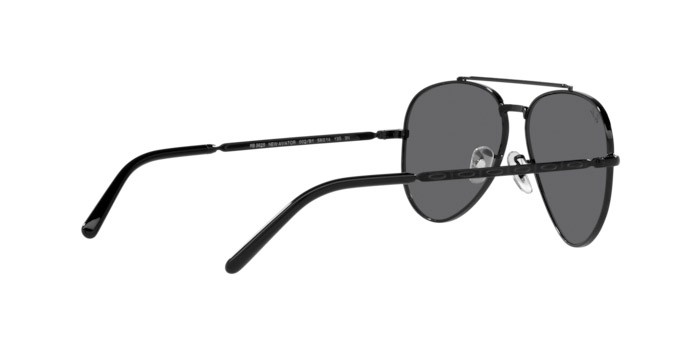 Sonnenbrillen Ray-Ban New Aviator RB 3625 (002/B1) farbe black form aviator gläser dark grey