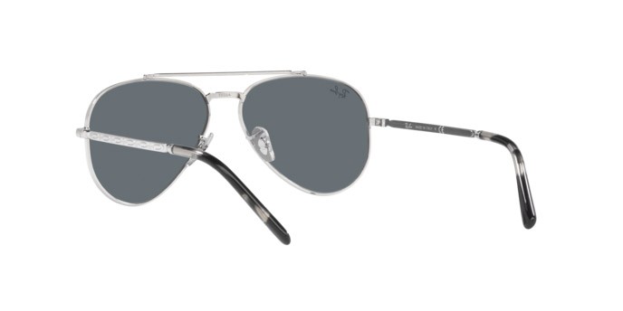 Sunglasses Ray-Ban New Aviator RB 3625 (003/R5) color silver shape aviator lenses blue