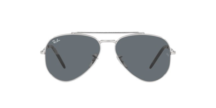 Sunglasses Ray-Ban New Aviator RB 3625 (003/R5) color silver shape aviator lenses blue