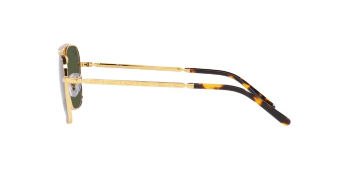 Occhiali da sole Ray-Ban New Caravan RB 3636 (919631) colore legend gold forma quadrato lenti green